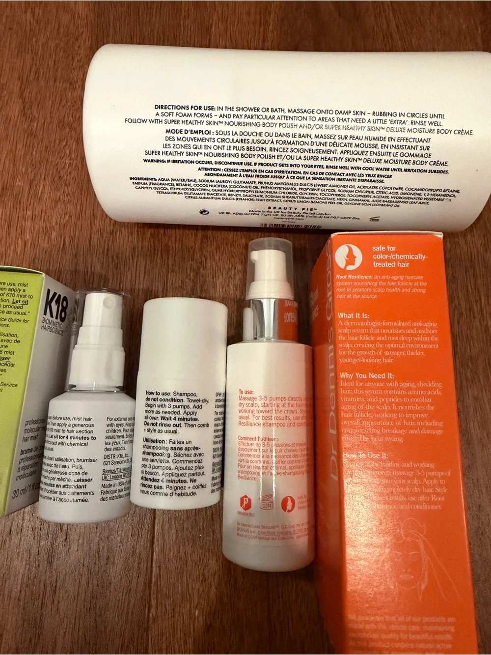 Hair care and body care